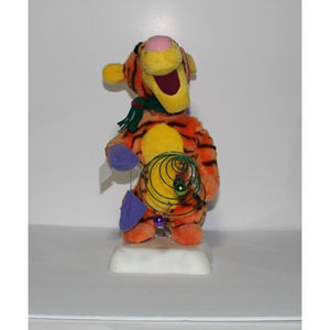 Vintage Animated Christmas Tiger Winnie the Pooh 16 Inch Teleco 1997 Working